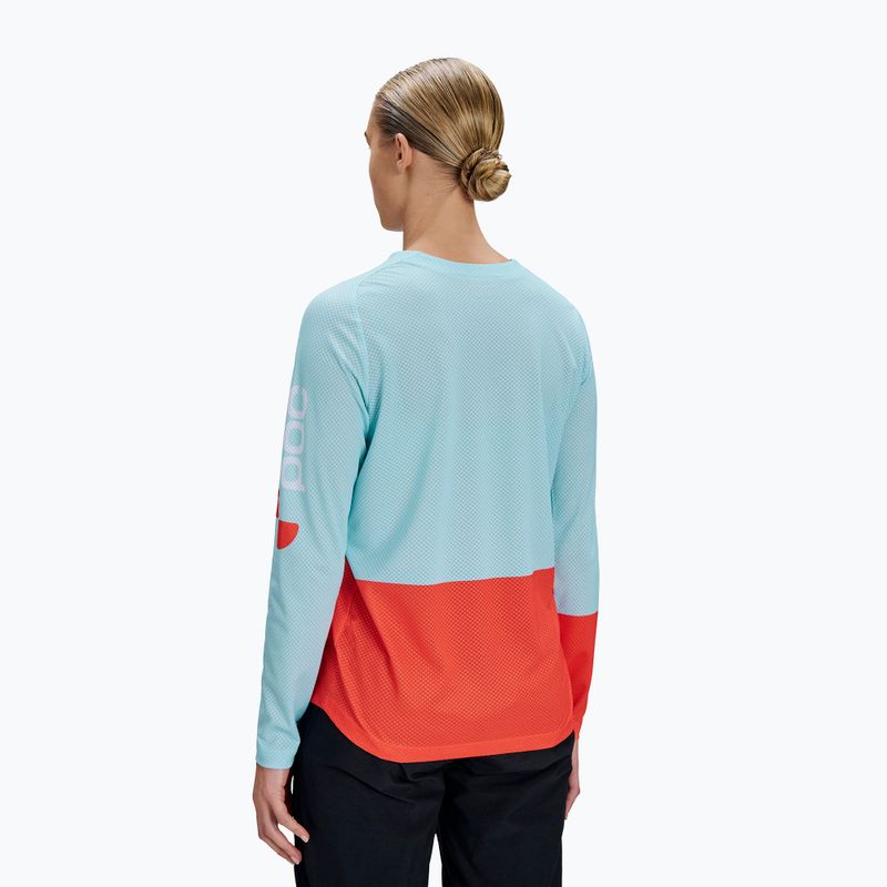 Longsleeve de ciclism pentru femei POC Motion Air lazurite blue/carnelian range 2