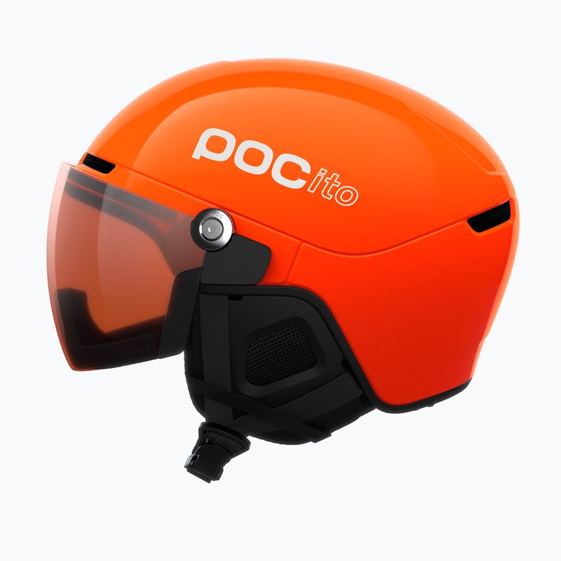 Cască de schi pentru copii POC POCito Obex Visor S2 Jr fluo orange/clarity pocito/partly sunny/lt orange 2