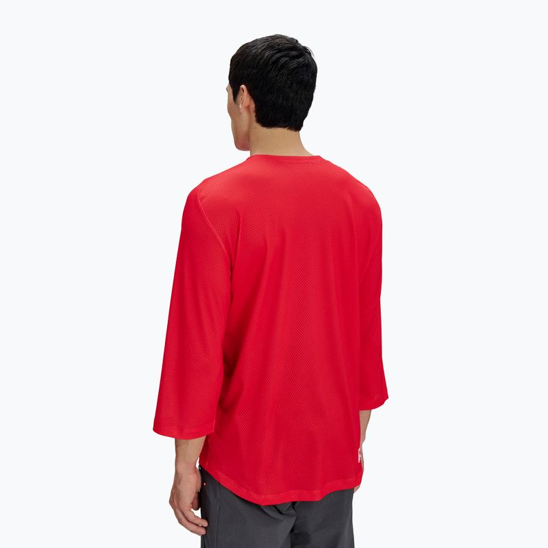 Tricou de ciclism pentru bărbați POC Motion Air Jersey 3/4 prismane red 2