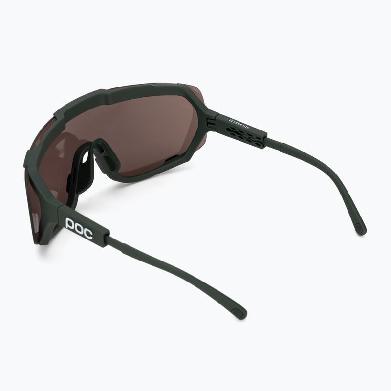 Ochelari de soare POC Devour Mid pargasite green/clarity road/sunny silver 2