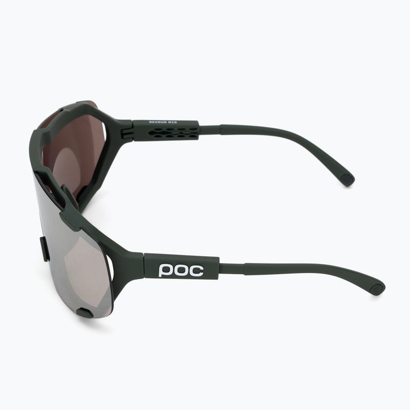 Ochelari de soare POC Devour Mid pargasite green/clarity road/sunny silver 4