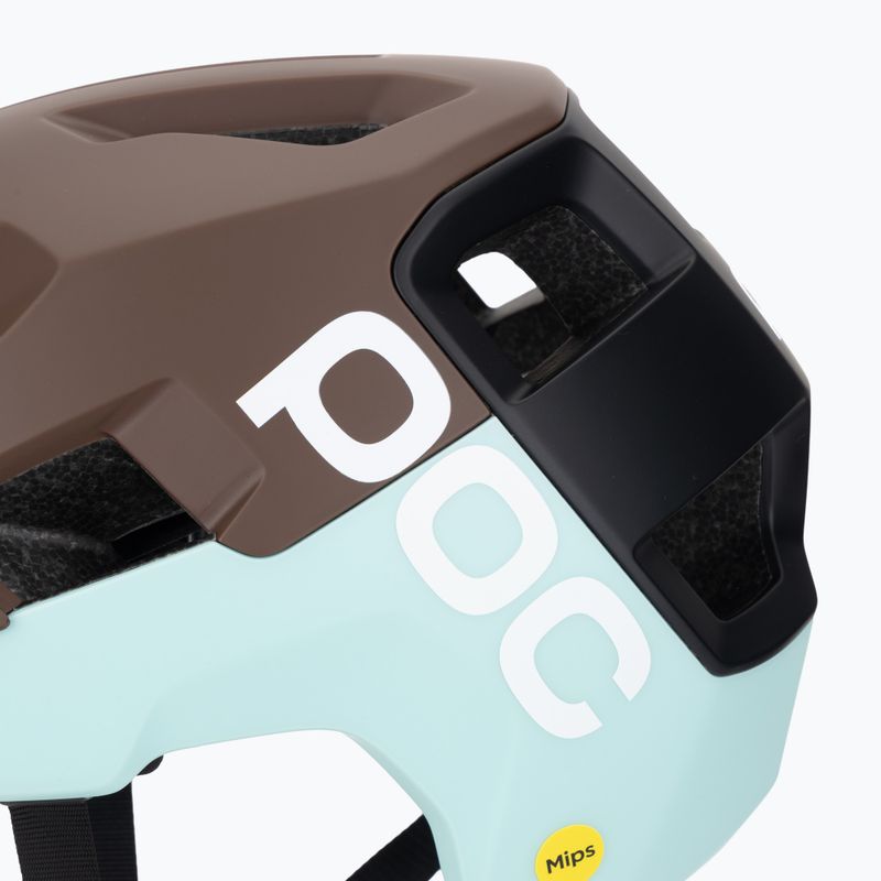 Cască de ciclism POC Kortal Race MIPS bronzite brown matt/lazurite blue matt 7