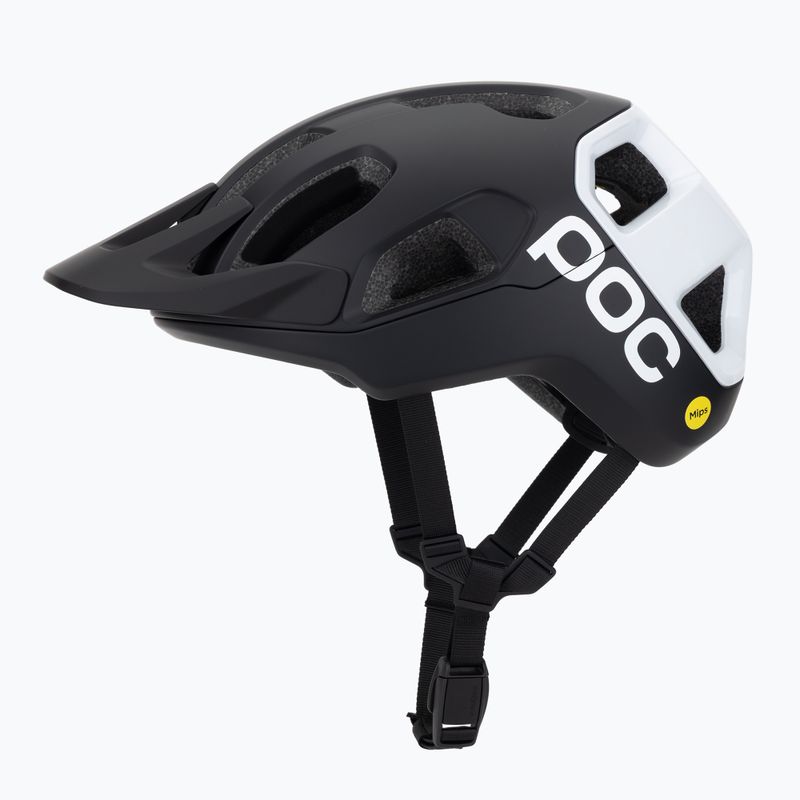Cască de ciclism POC Cularis uranium black matt/hydrogen white w. logo 3