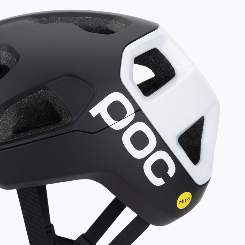 Cască de ciclism POC Cularis uranium black matt/hydrogen white w. logo 7