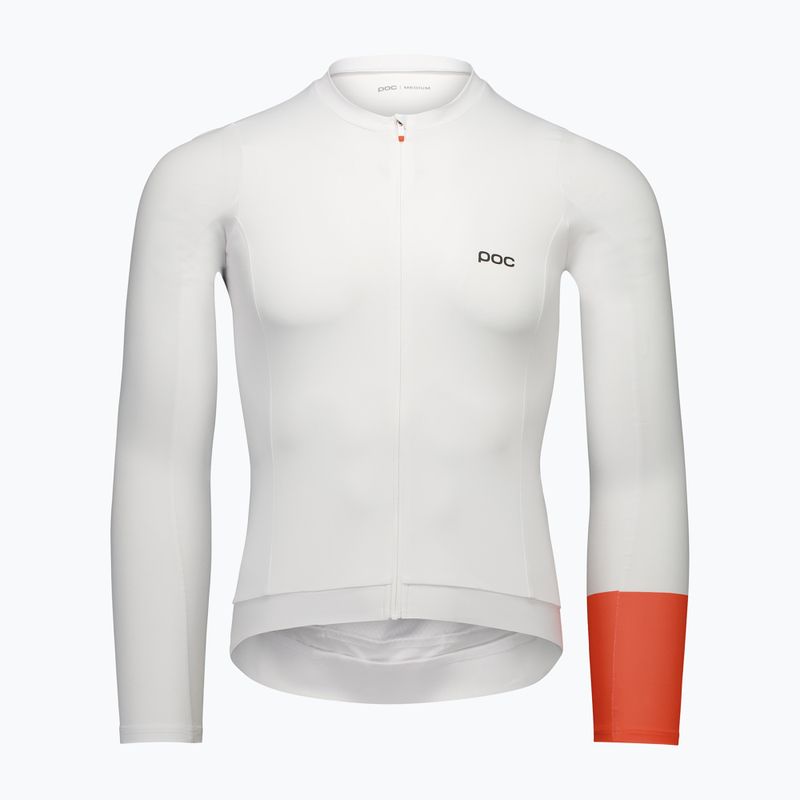 Longsleeve de ciclism pentru bărbați POC Cadence Jersey hydrogen white