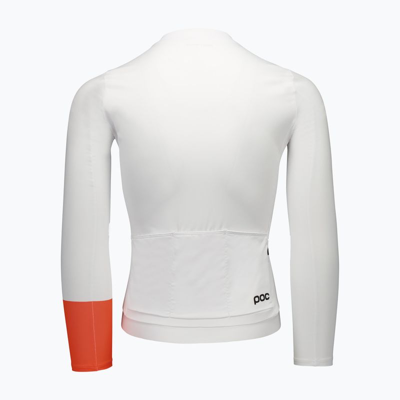 Longsleeve de ciclism pentru bărbați POC Cadence Jersey hydrogen white 2