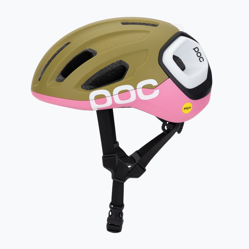Cască de ciclism POC Amidal olivine green matt/thulite pink matt 3