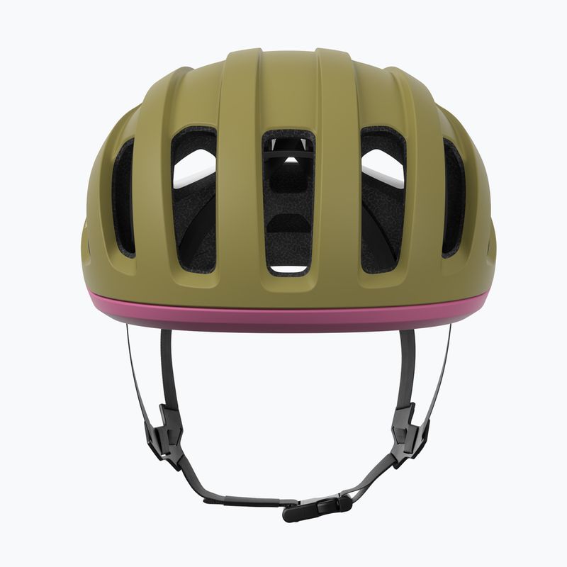 Cască de ciclism POC Amidal olivine green matt/thulite pink matt 3