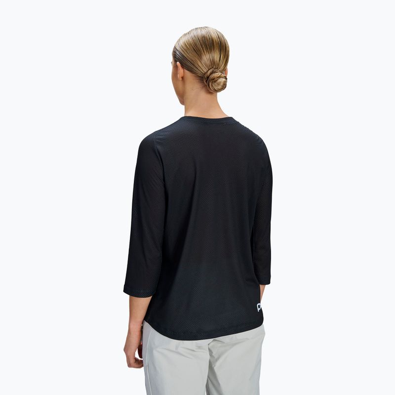 Tricou de ciclism pentru femei POC Motion Air Jersey 3/4 uranium black 2
