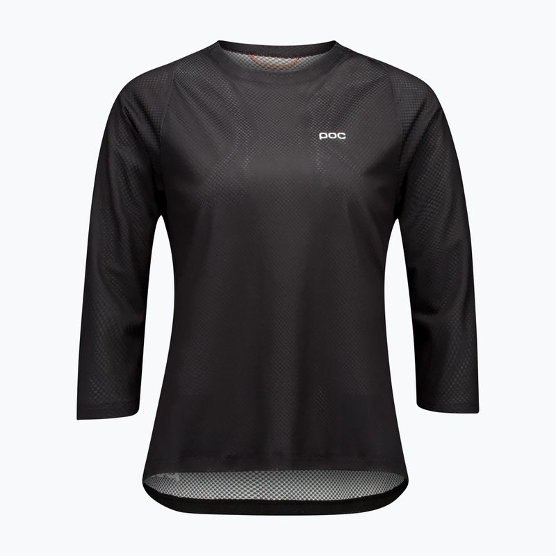 Tricou de ciclism pentru femei POC Motion Air Jersey 3/4 uranium black 3