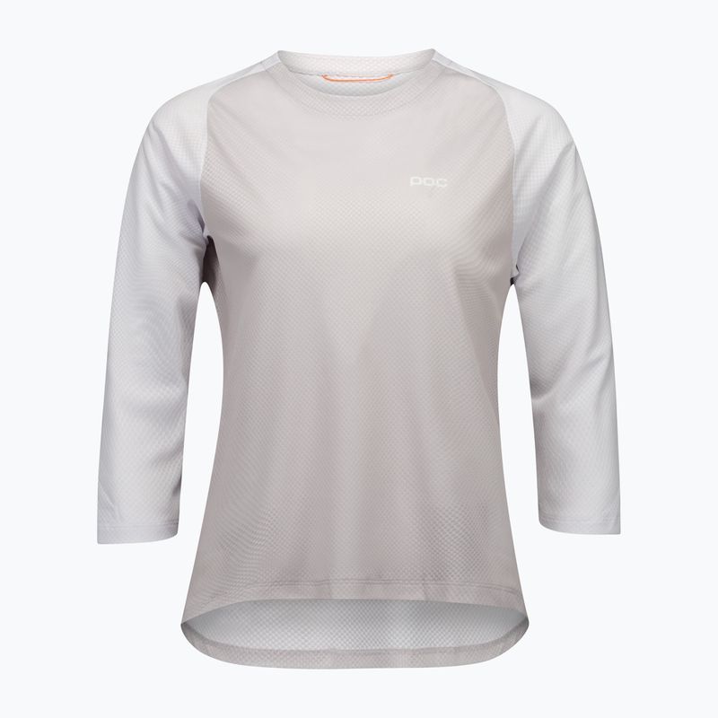 Tricou de ciclism pentru femei POC Motion Air Jersey 3/4 granite grey 3