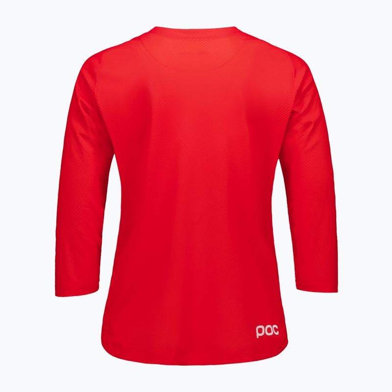 Tricou de ciclism pentru femei POC Motion Air Jersey 3/4 prismane red 4