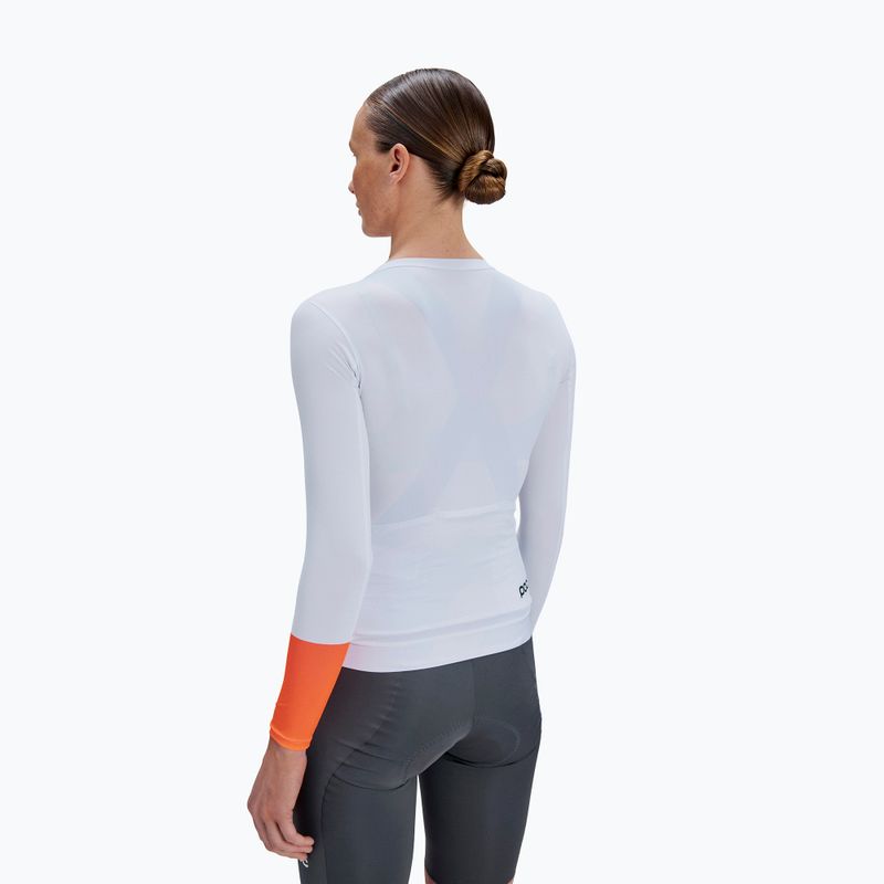 Longsleeve de ciclism pentru femei POC Cadence Jersey hydrogen white 2