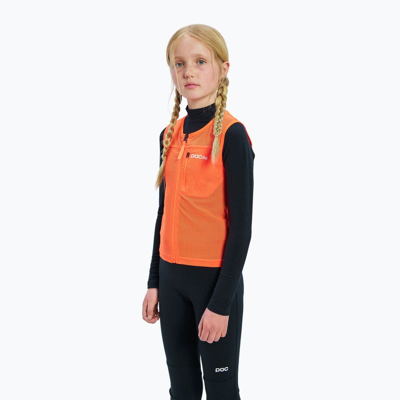 Vestă de protecție pentru copii POC Pocito VPD Air Vest Jr fluorescent orange 5