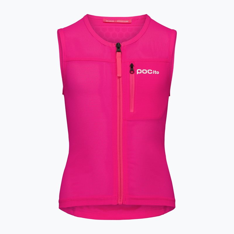 Vestă de protecție pentru copii POC Pocito VPD Air Vest Jr fluorescent pink