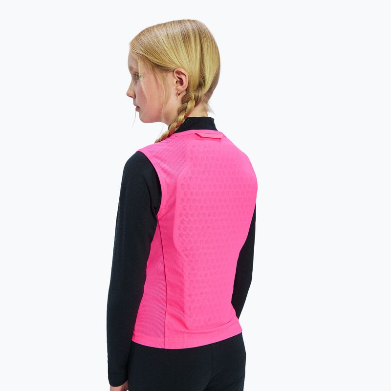 Vestă de protecție pentru copii POC Pocito VPD Air Vest Jr fluorescent pink 4