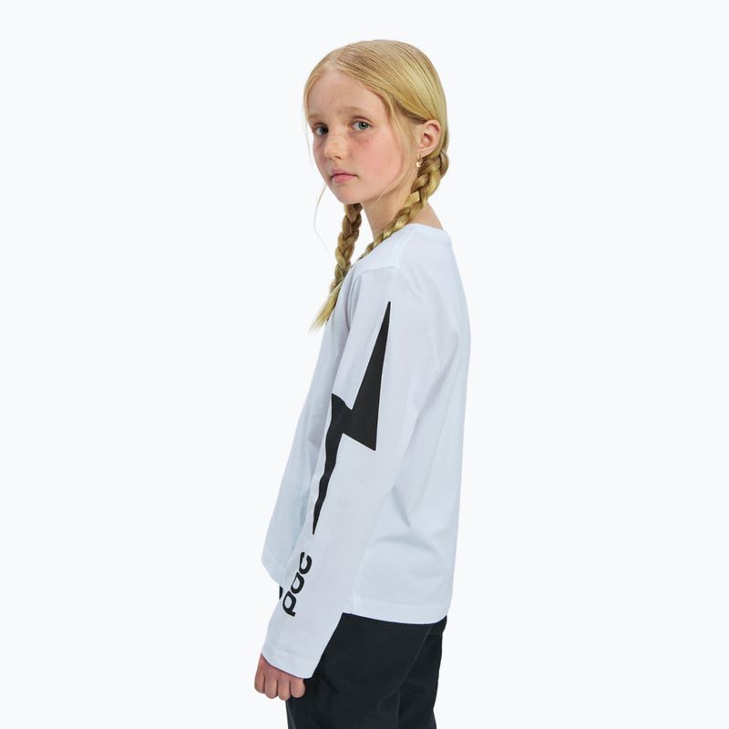 Longsleeve pentru copii POC Tee Jr blixten white 5
