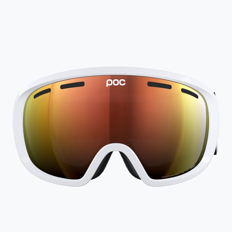 Ochelari de schi POC Fovea blixten white/partly sunny orange 3