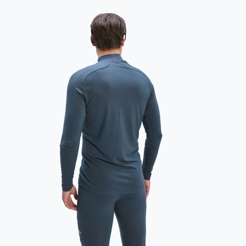 Longsleeve termoactiv pentru bărbați POC Layer Merino Mock Neck Jersey sylvanite grey 3