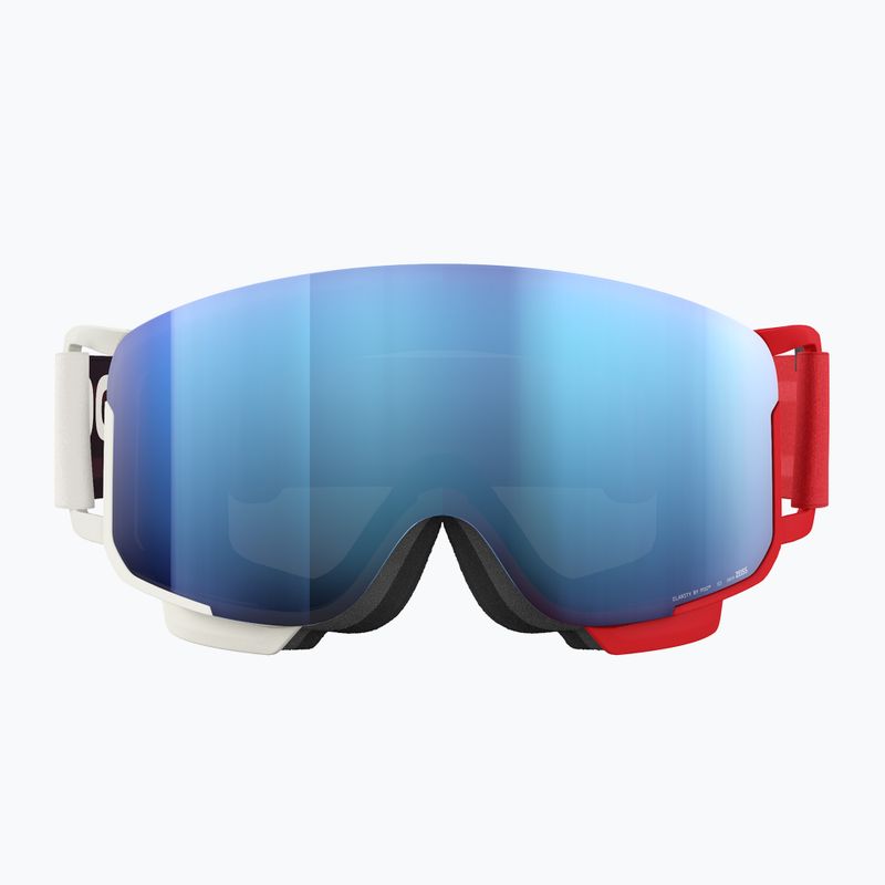 Ochelari de schi POC Nexal Mid rouge/blanc/partly sunny blue 3