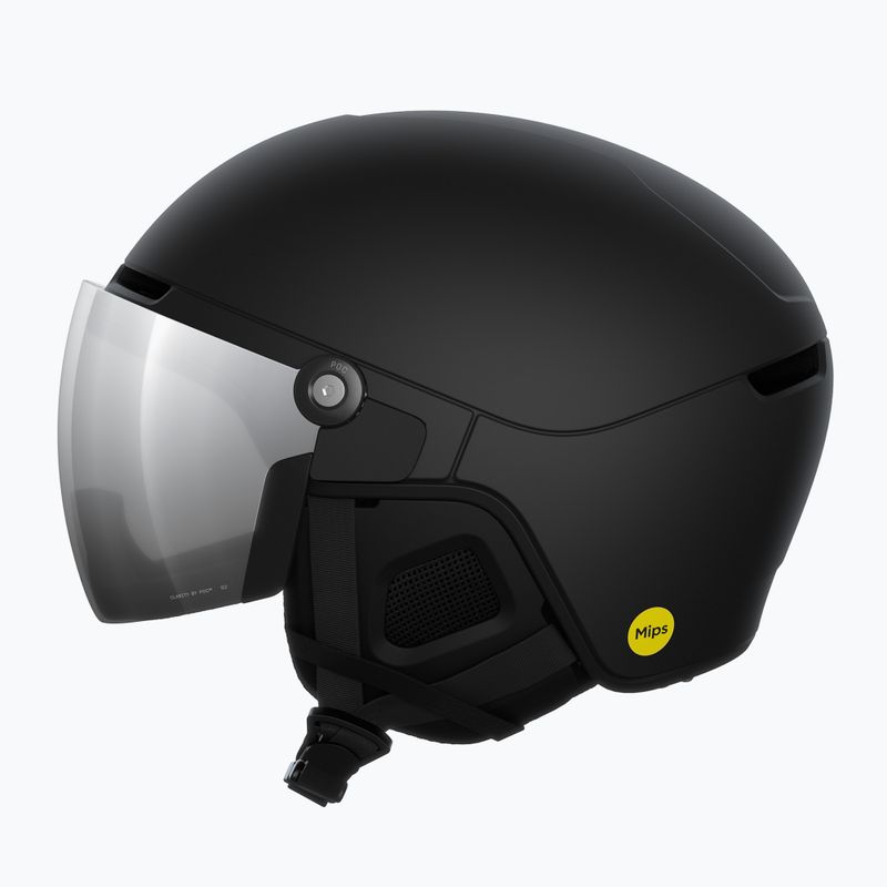 Cască de schi POC Obex Visor uranium black matt/clarity u/partly sunny/silver 2