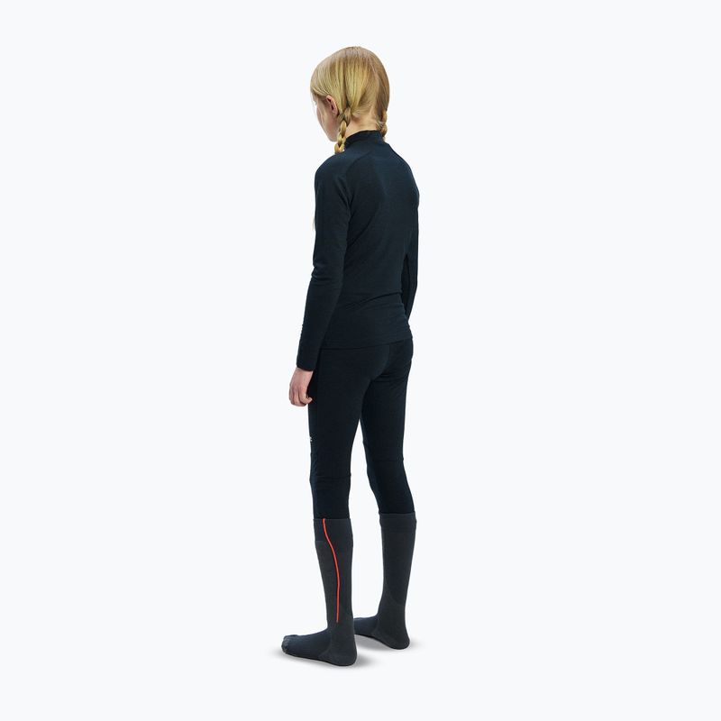 Bluză termoactivă pentru copii POC Layer Merino Mock Neck Jersey Jr uranium black 5