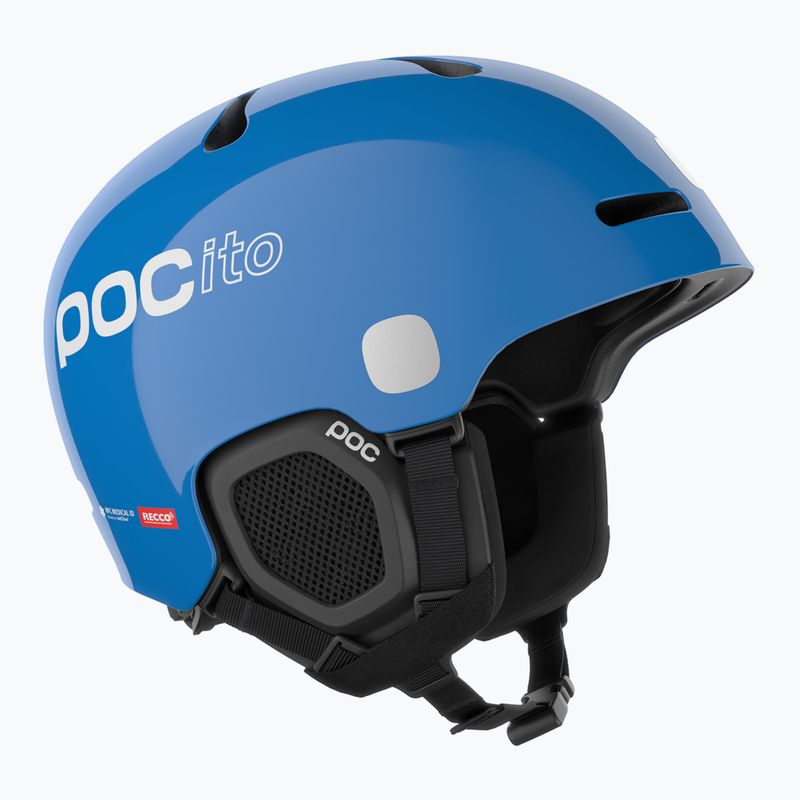 Cască de schi pentru copii POC POCito Fornix MIPS fluorescent blue