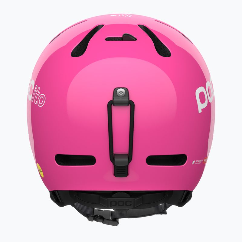 Cască de schi pentru copii POC POCito Fornix MIPS fluorescent pink 4
