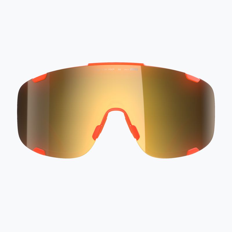 Ochelari de soare  POC Devour fl.orange translucent/clarity road/partly sunny gold 2