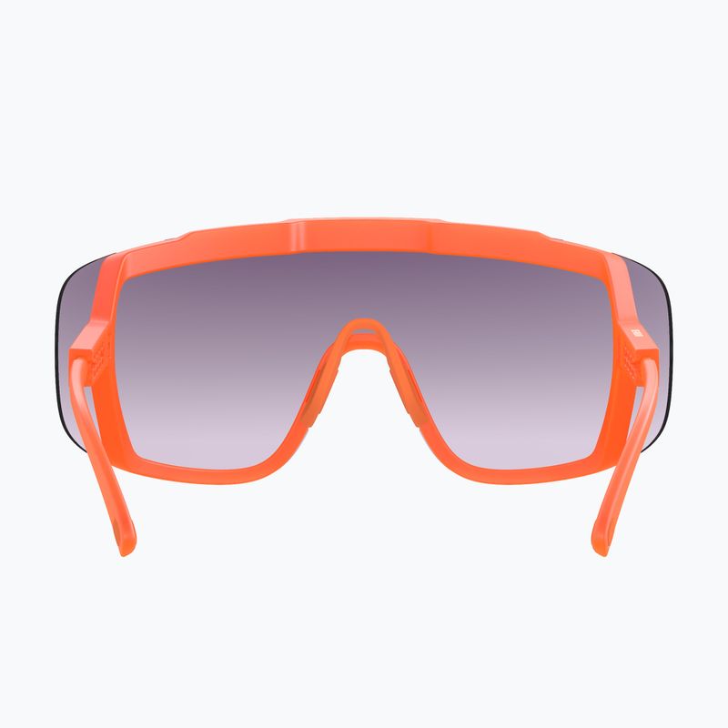 Ochelari de soare  POC Devour fl.orange translucent/clarity road/partly sunny gold 3