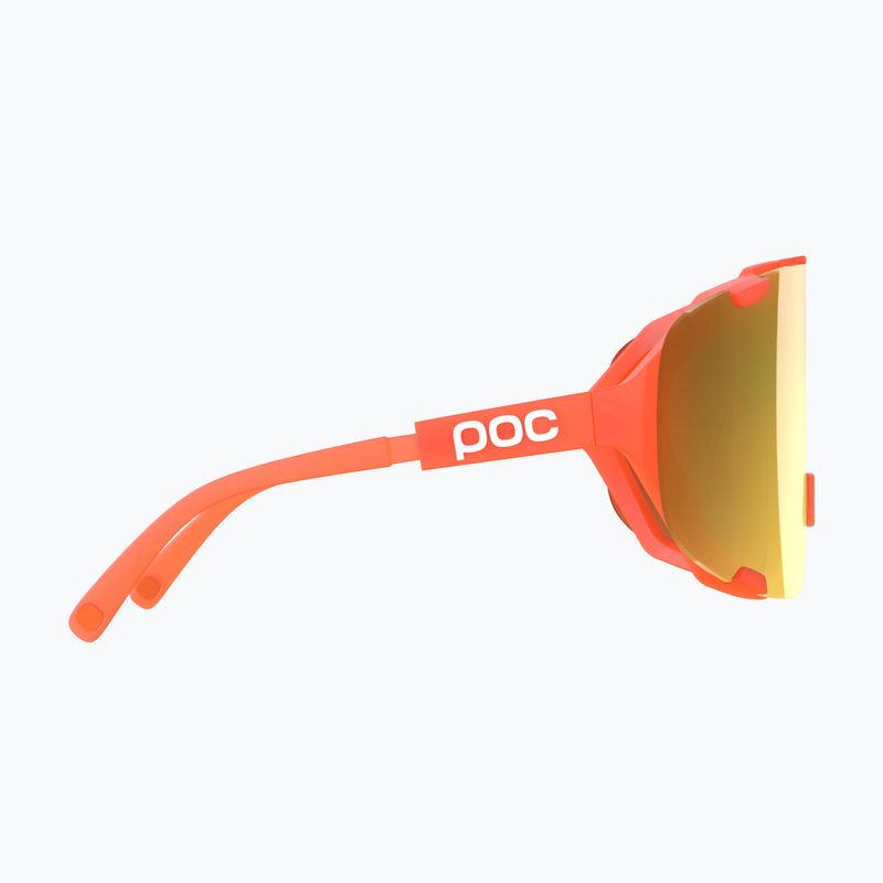 Ochelari de soare  POC Devour fl.orange translucent/clarity road/partly sunny gold 4