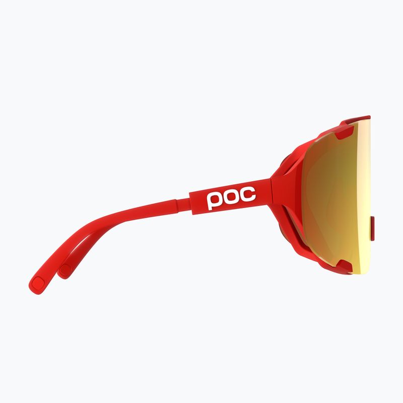 Ochelari de soare  POC Devour prismane red/clarity road/partly sunny gold 4