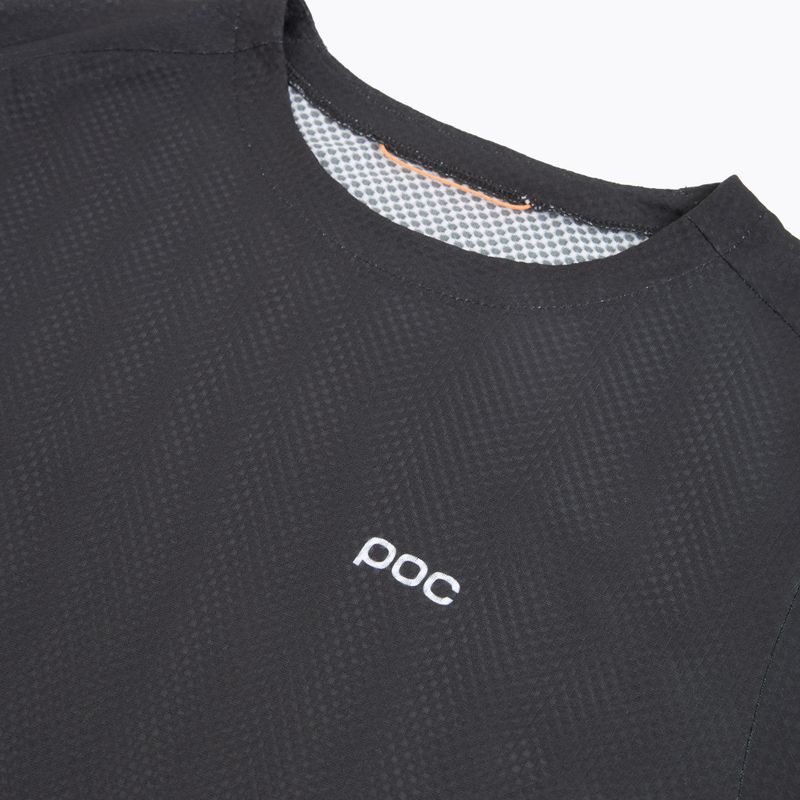 Ciclism bărbați cu mânecă lungă POC Motion Air Jersey uraniu negru 3