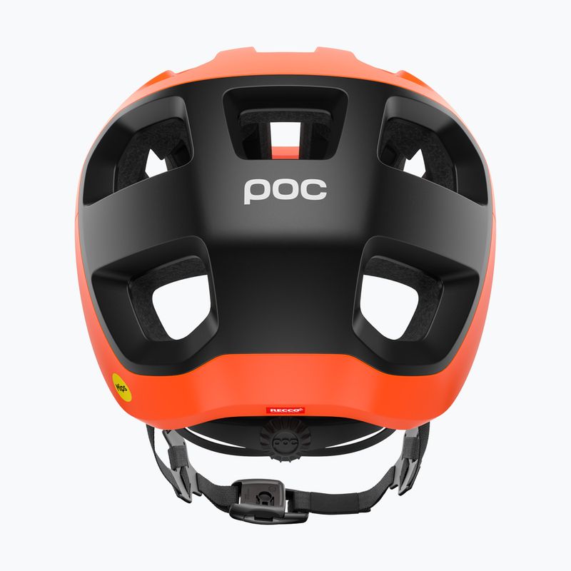 Cască de bicicletă POC Cularis fluorescent orange matt/uranium black matt 4