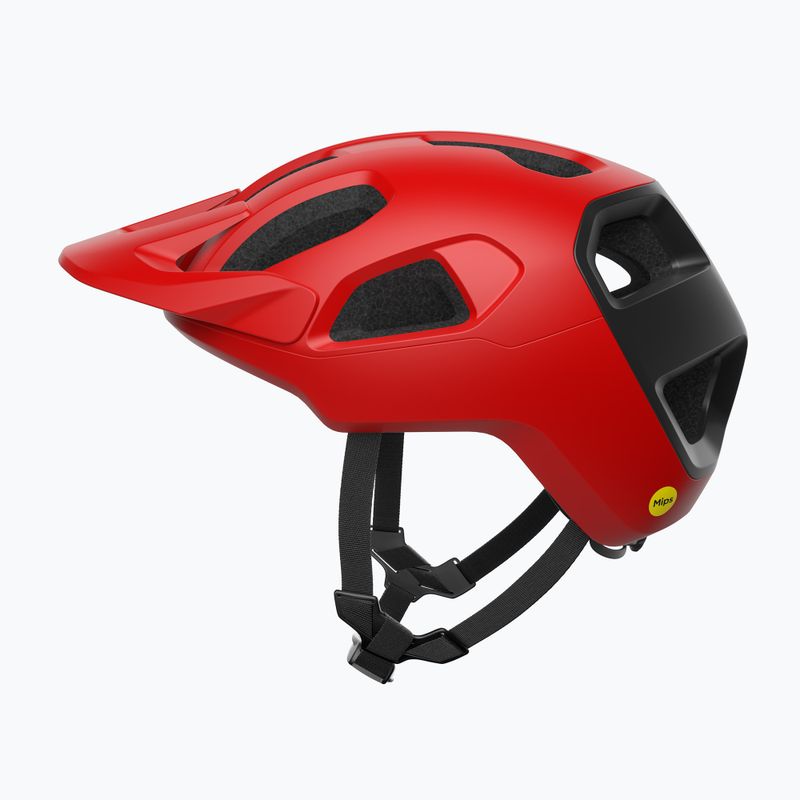 Cască de bicicletă POC Cularis prismane red matt/uranium black matt 2