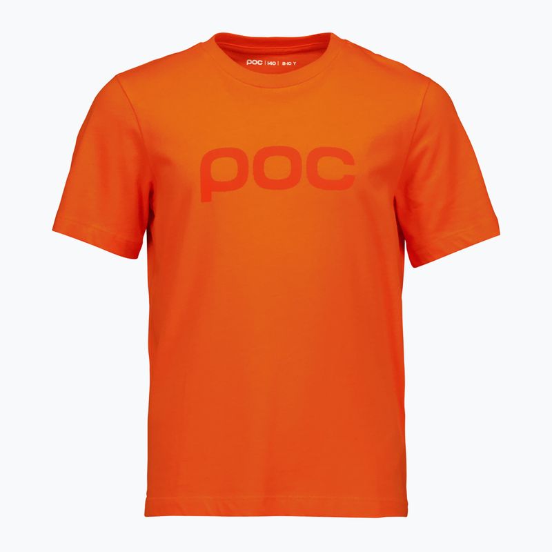 Tricou pentru copii POC Tee zink orange 4