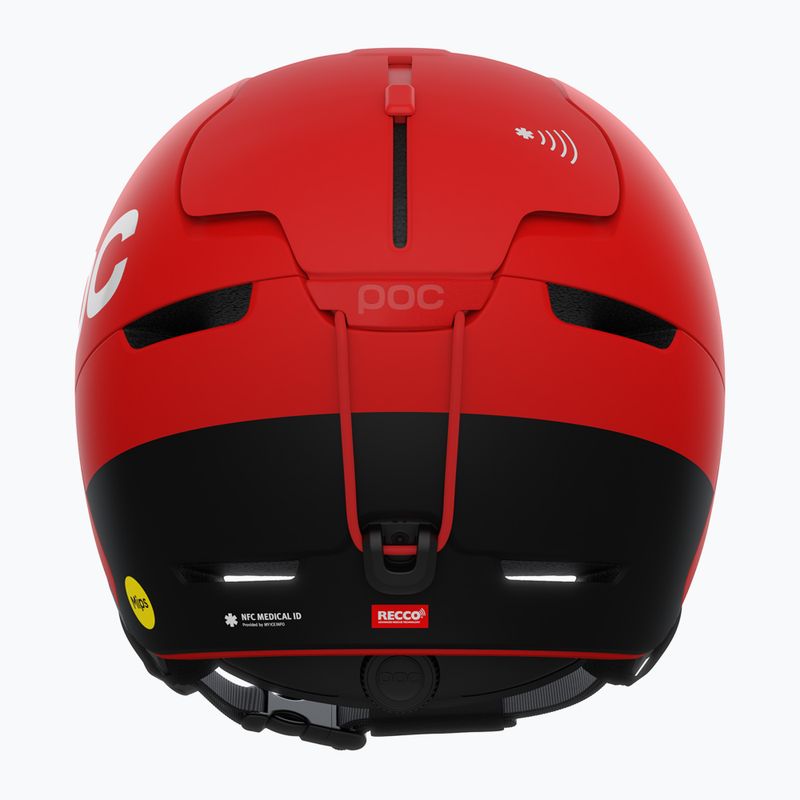 Cască de schi POC Obex BC MIPS prismane red matt 3