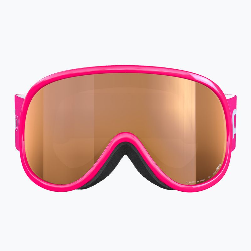 Ochelari de schi pentru copii POC POCito Retina Jr S2 fluorescent pink/partly sunny light orange 3