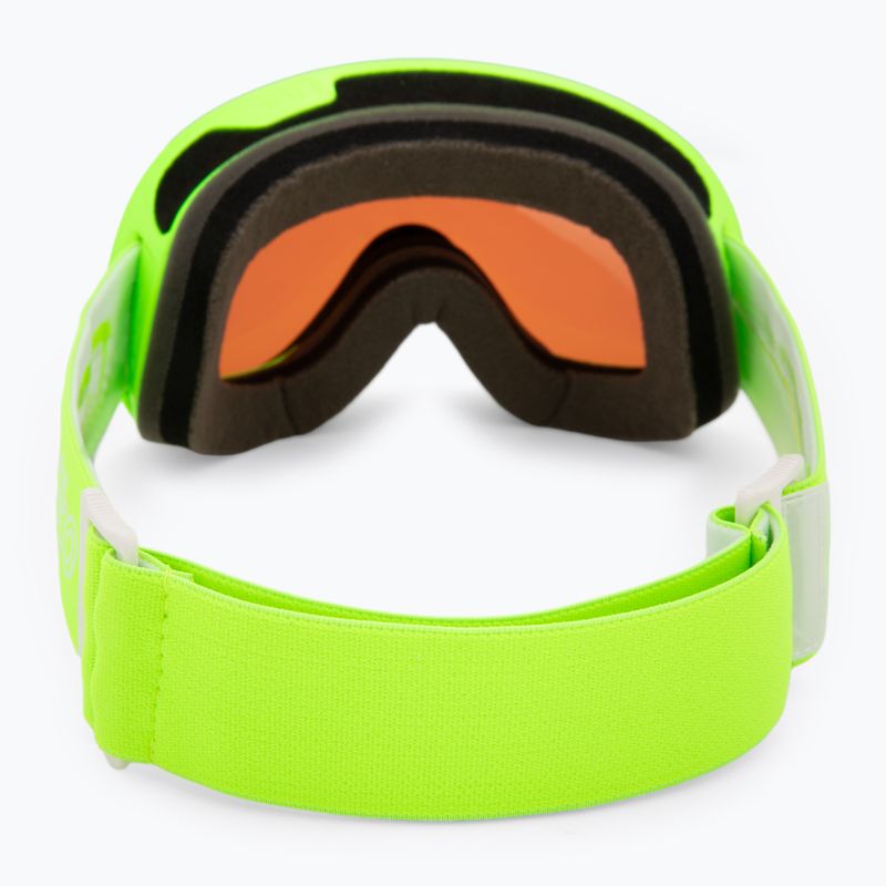 Ochelari de schi pentru copii POC POCito Retina Jr S2 fluorescent yellow/green/partly sunny light orange 3