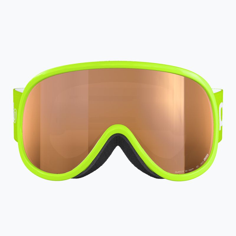 Ochelari de schi pentru copii POC POCito Retina Jr S2 fluorescent yellow/green/partly sunny light orange 3