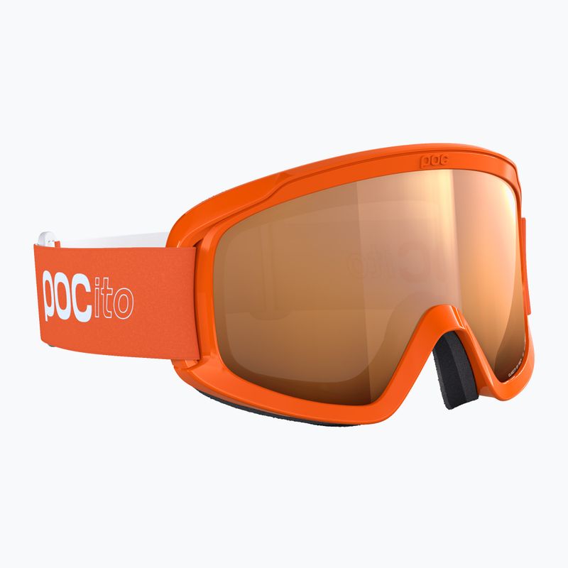 Ochelari de schi pentru copii POC POCito Opsin fluorescent orange/partly sunny light orange