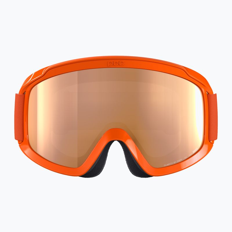 Ochelari de schi pentru copii POC POCito Opsin fluorescent orange/partly sunny light orange 2