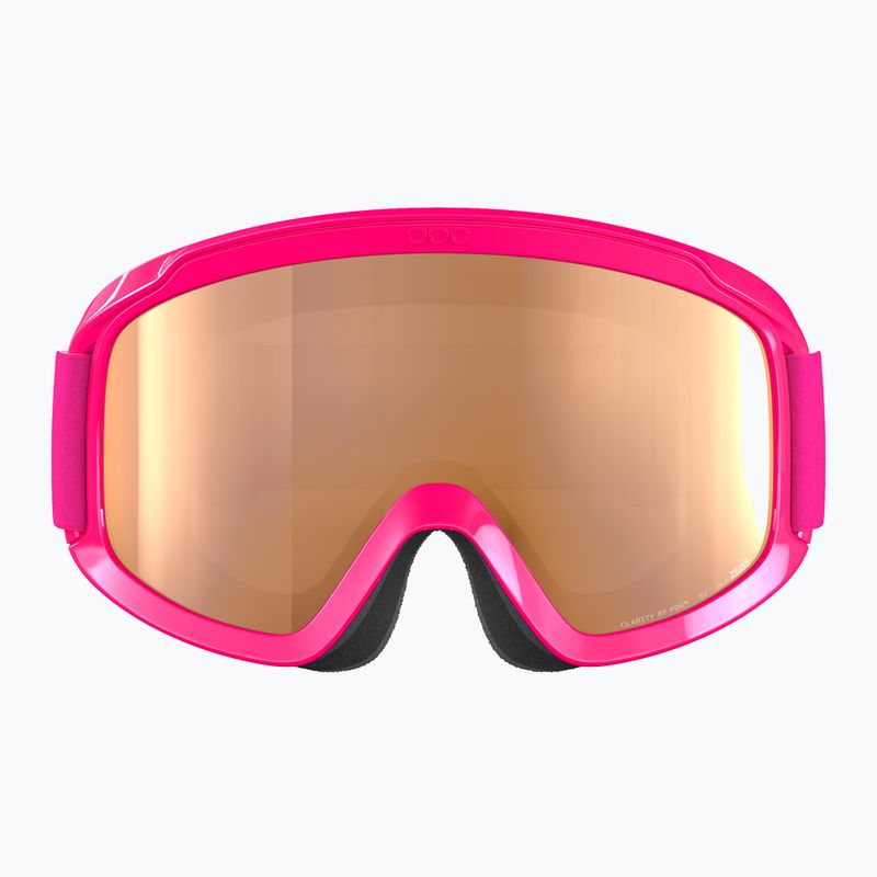 Ochelari de schi pentru copii POC POCito Opsin fluorescent pink/partly sunny light orange 2