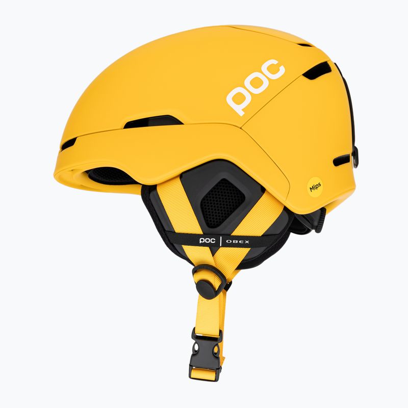 Cască de schi POC Obex MIPS sulphite yellow matt 5