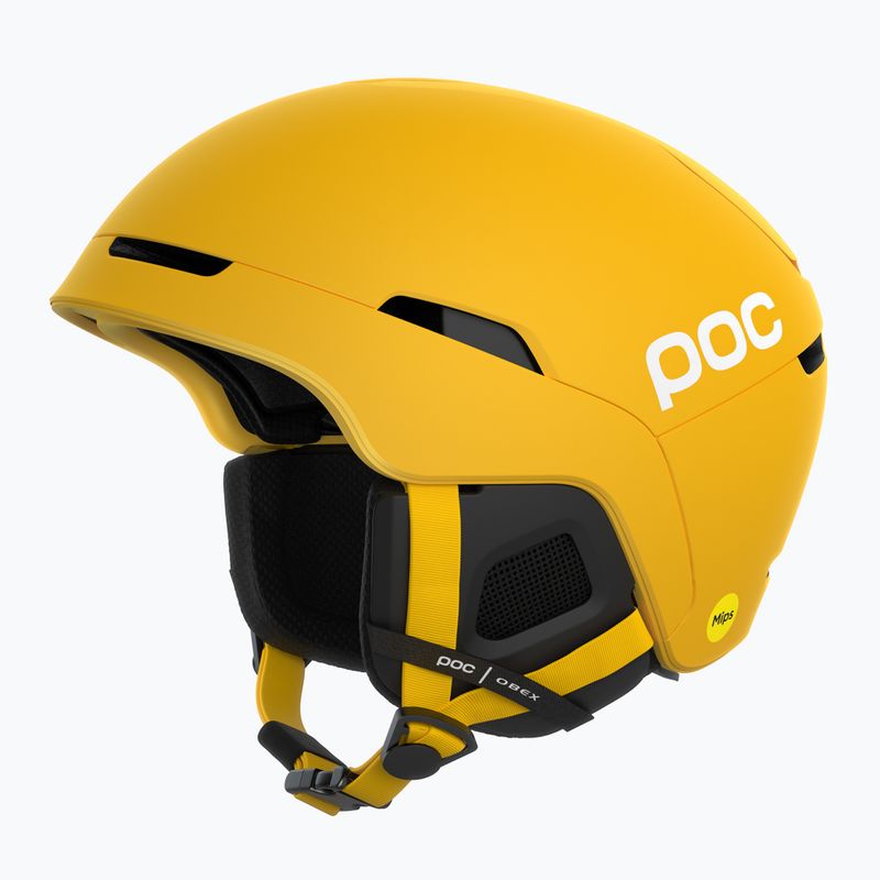Cască de schi POC Obex MIPS sulphite yellow matt 6