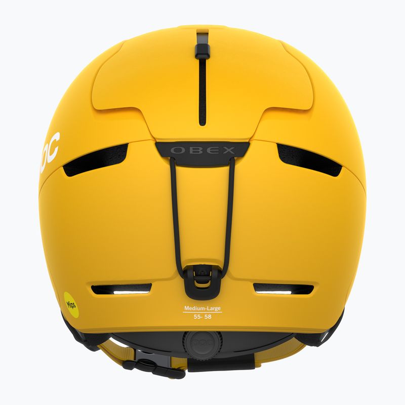 Cască de schi POC Obex MIPS sulphite yellow matt 9