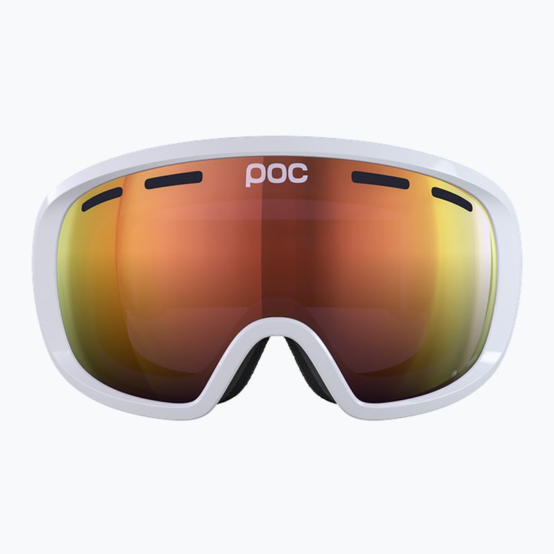 Ochelari de schi  POC Fovea hydrogen white/partly sunny orange 2