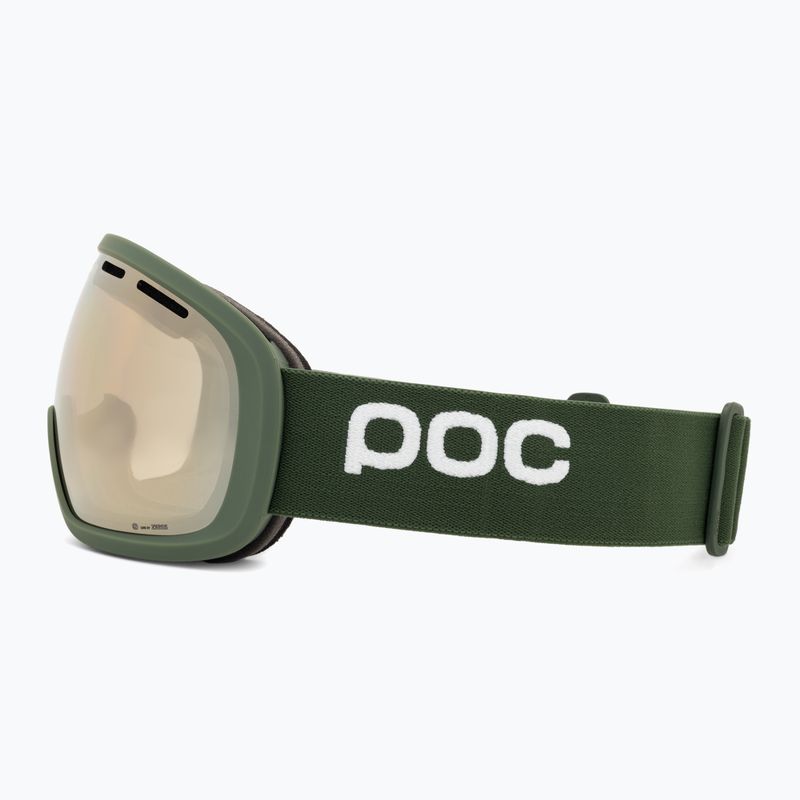 Ochelari de schi POC Fovea epidote green/partly sunny ivory 4