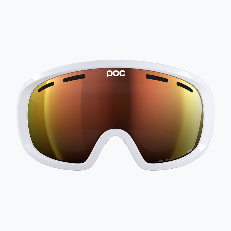 Ochelari de schi POC Fovea Mid hydrogen white/partly sunny orange 2