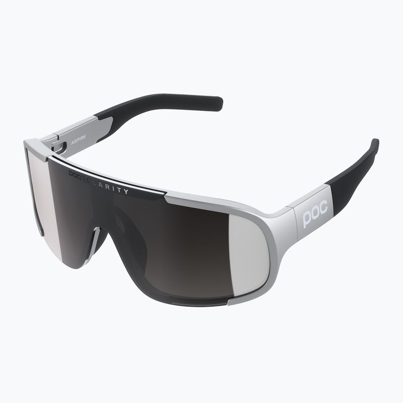 Ochelari de protecție pentru bicicletă POC Aspire argentite silver/clarity define silver